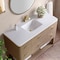 James Martin Vanities Lucian 48" Single Vanity, Pebble Oak w/ 3 CM White Zeus Quartz Top D704-V48-PBO-3WZ - alternate 7